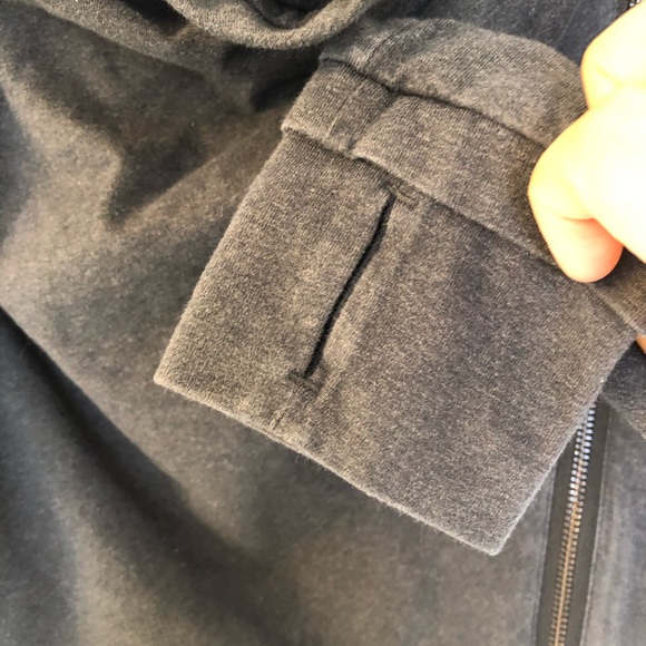 Lululemon Sway cowl-neck jacket, charcoal grey, size 4 - Picture 5 of 11